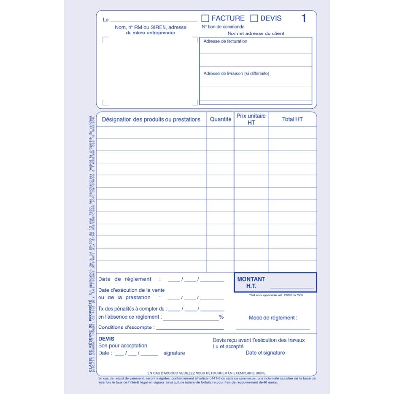 Duplicaatboekje offertes/aanbestedingen, 50 vellen, A5